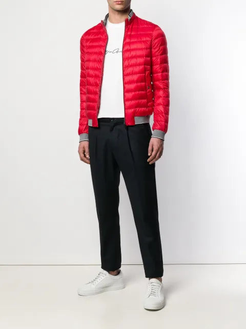 Herno quilted high neck jacket