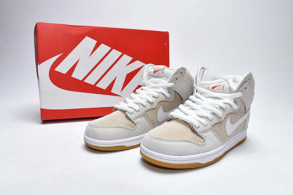 Nike SB Dunk High Pro ISO Orange Label Unbleached Natural Reps Sneaker DA9626-100