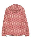 Valentino Garavani geometric-pattern hooded jacket