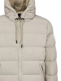 AFTER LABEL hooded puffer jacket