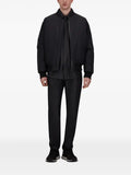 Herno water-repellent flannel bomber jacket
