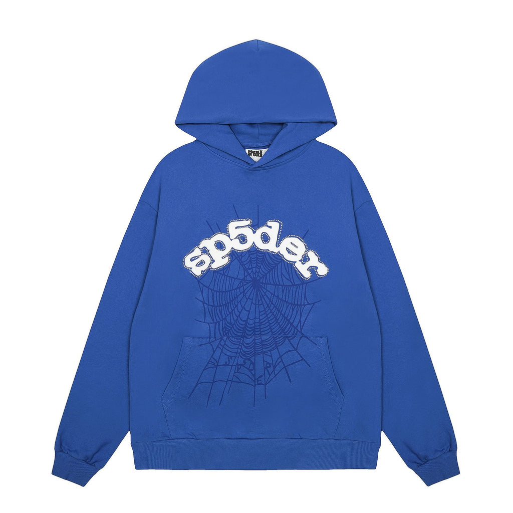 Sp5der Spiderweb Graphic Pullover Hoodie