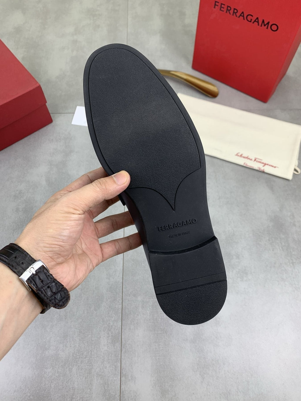 Salvatore Ferragamo Metal-Bit Loafers